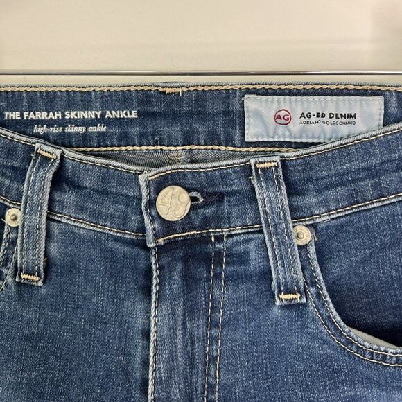 AG Adriano Goldschmied The Farrah Skinny Ankle Jeans - Picture 7 of 8